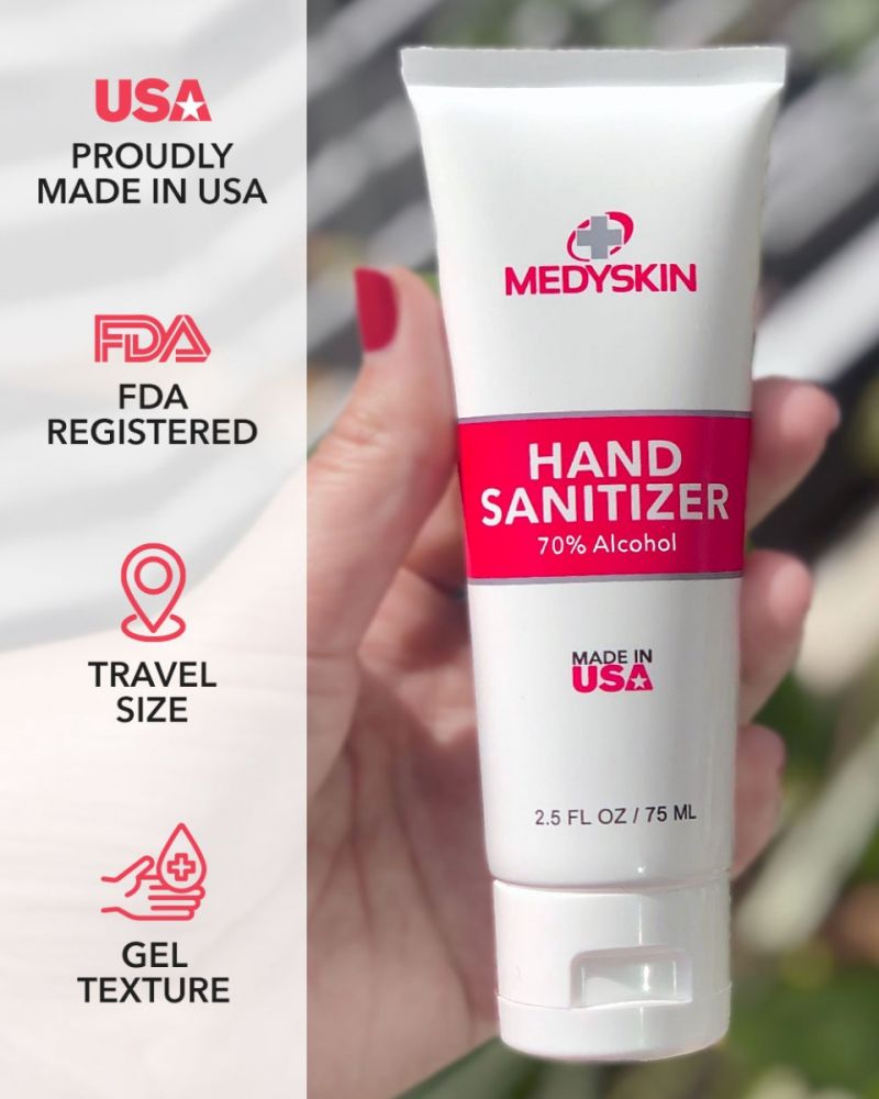 50 Tubes - Hand Sanitizer Gel 2.5oz